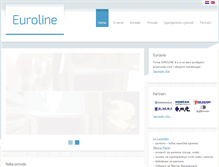 Tablet Screenshot of euroline.hr