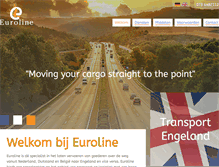 Tablet Screenshot of euroline.nl